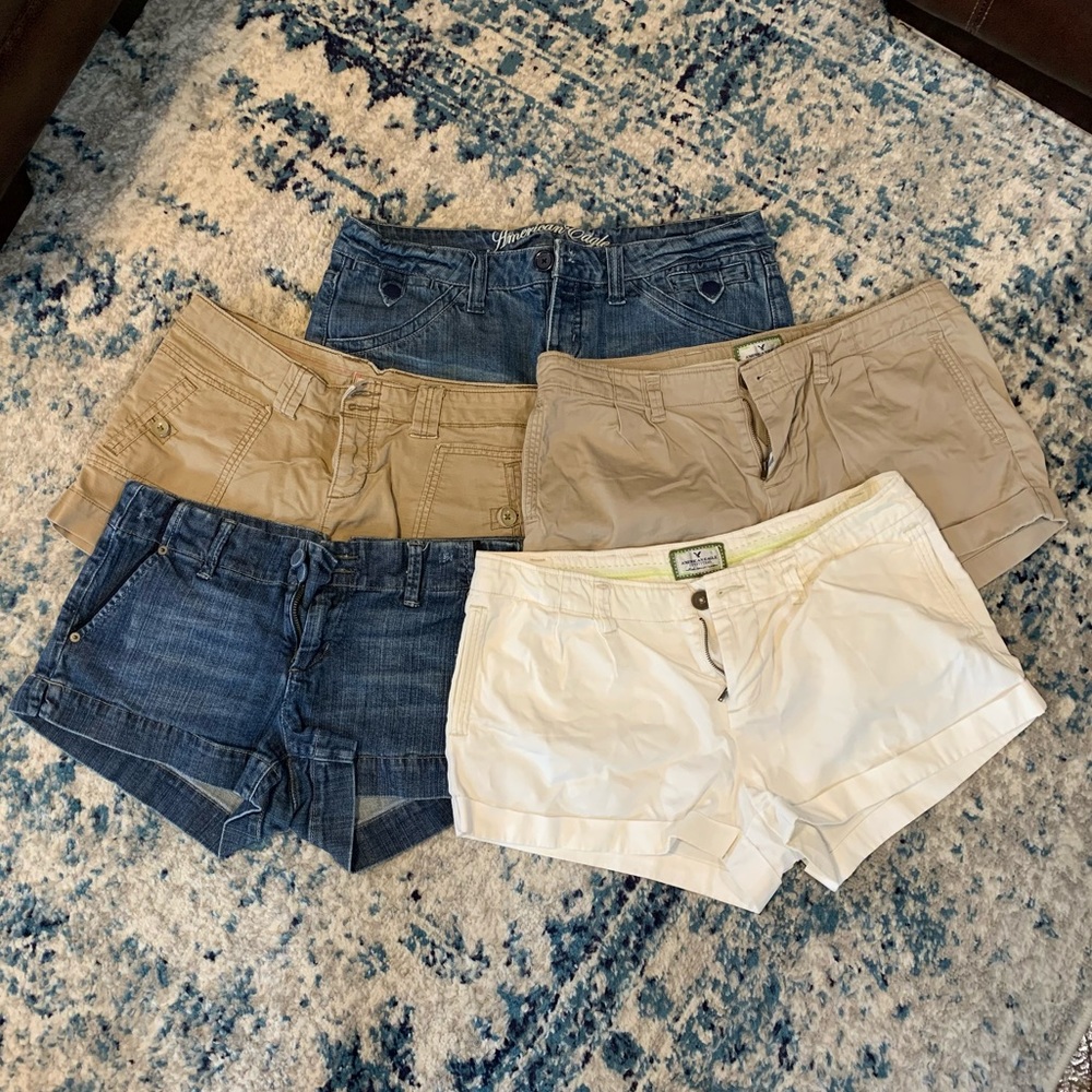 Lot of American Eagle shorts and skirt- size 6-10